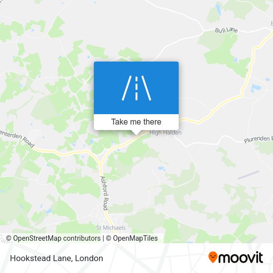 Hookstead Lane map