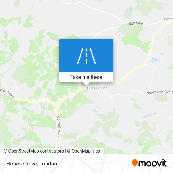 Hopes Grove map