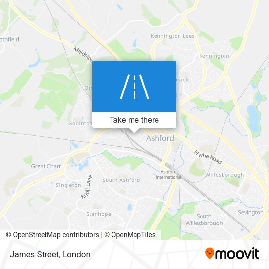 James Street map