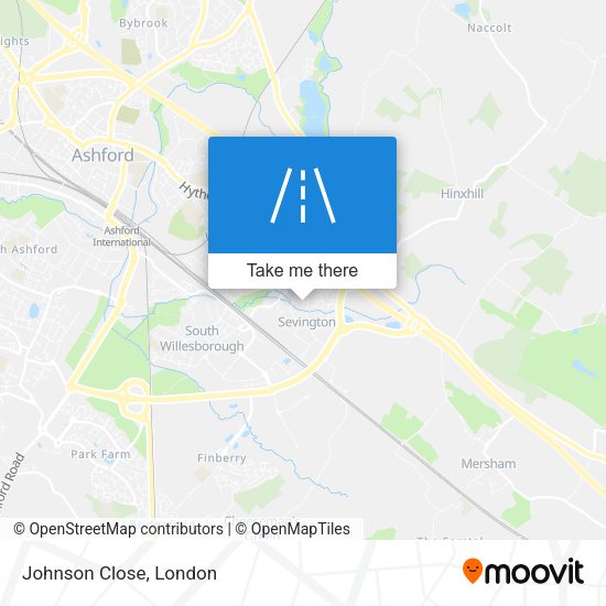 Johnson Close map