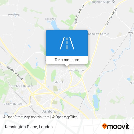 Kennington Place map