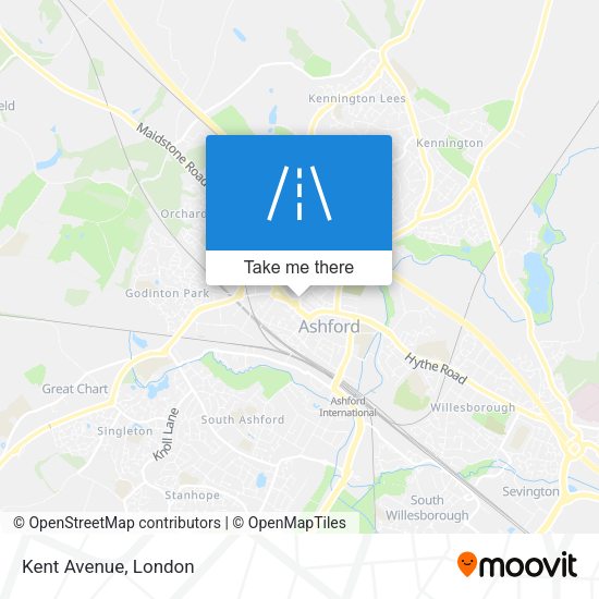 Kent Avenue map