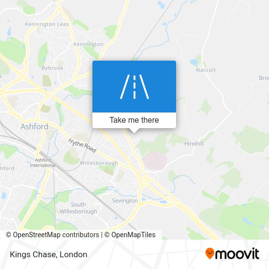 Kings Chase map