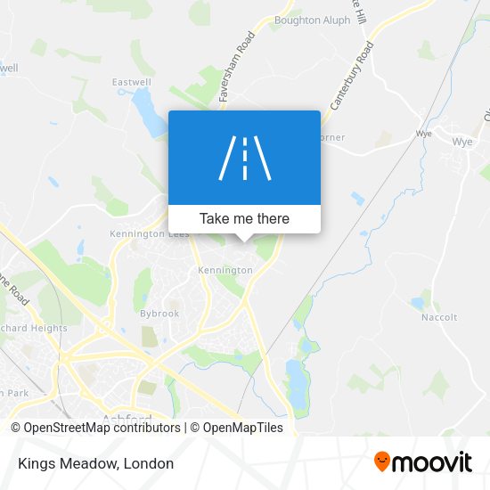 Kings Meadow map