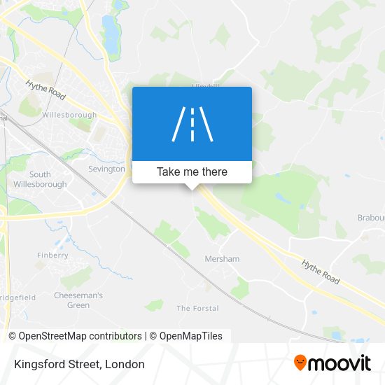 Kingsford Street map