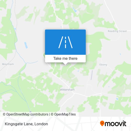 Kingsgate Lane map