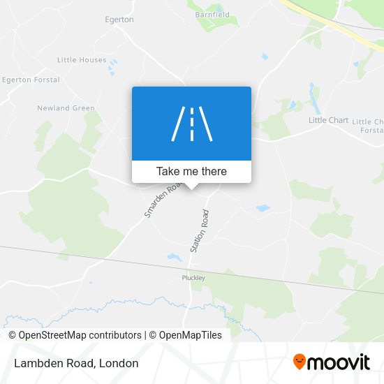 Lambden Road map
