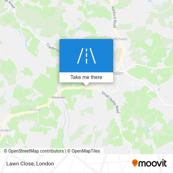 Lawn Close map