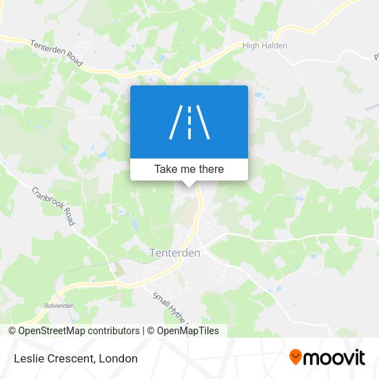 Leslie Crescent map