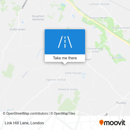 Link Hill Lane map