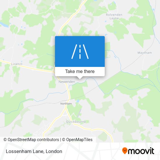 Lossenham Lane map