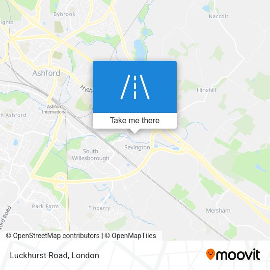 Luckhurst Road map