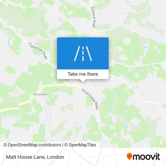 Malt House Lane map