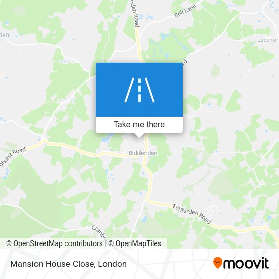 Mansion House Close map