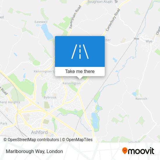 Marlborough Way map