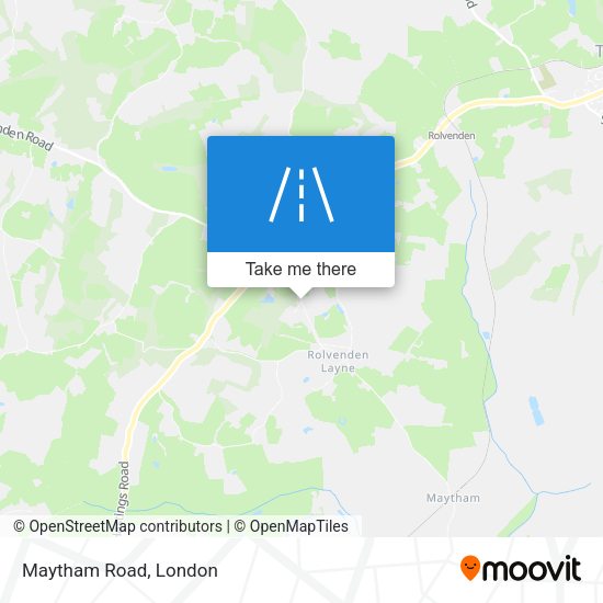Maytham Road map