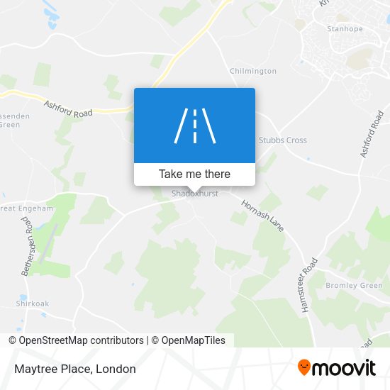 Maytree Place map