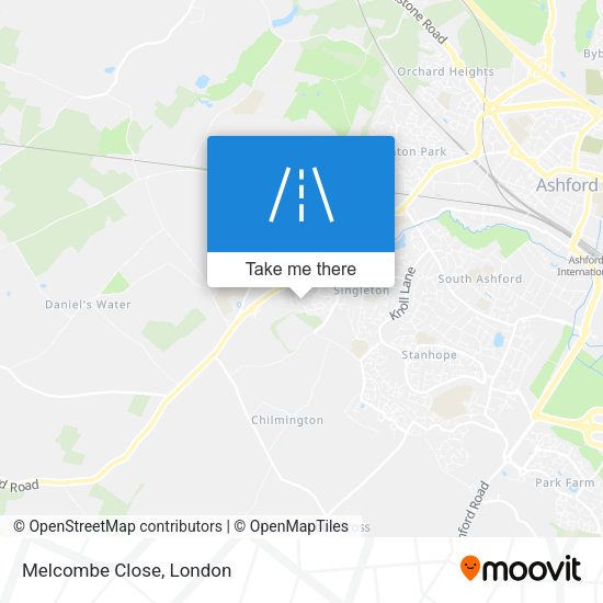 Melcombe Close map