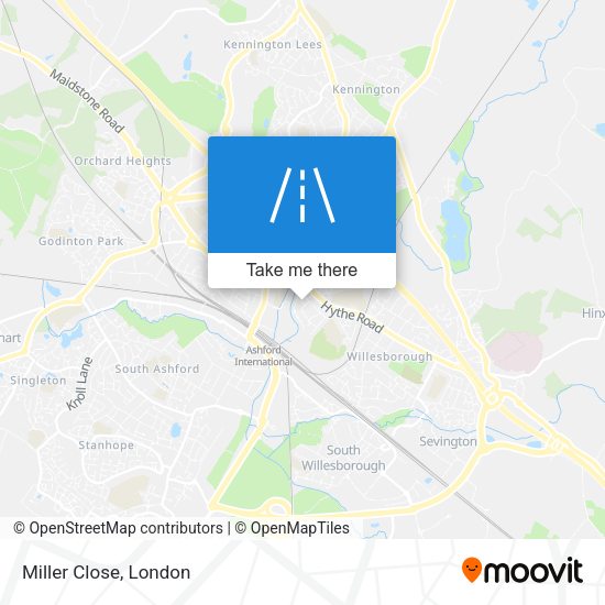 Miller Close map