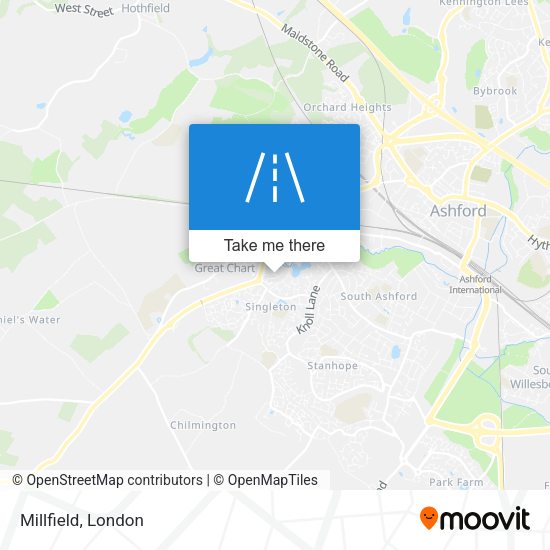 Millfield map