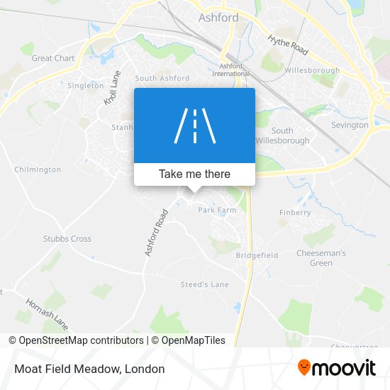 Moat Field Meadow map