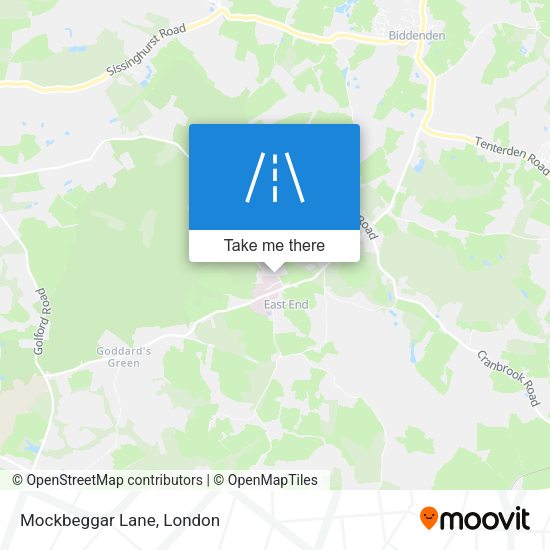 Mockbeggar Lane map