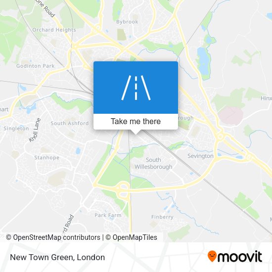 New Town Green map