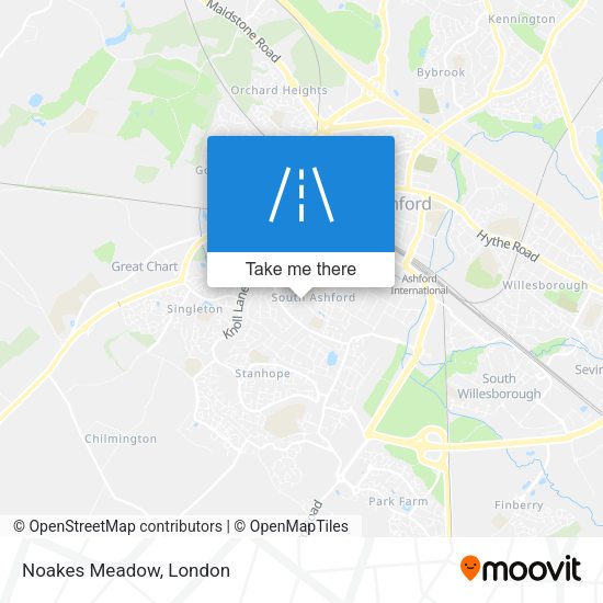 Noakes Meadow map