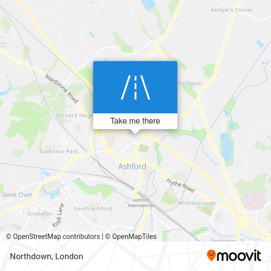 Northdown map