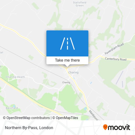 Northern By-Pass map