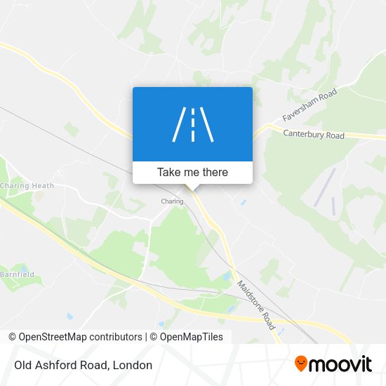 Old Ashford Road map
