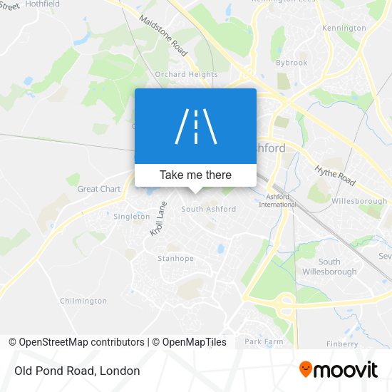 Old Pond Road map