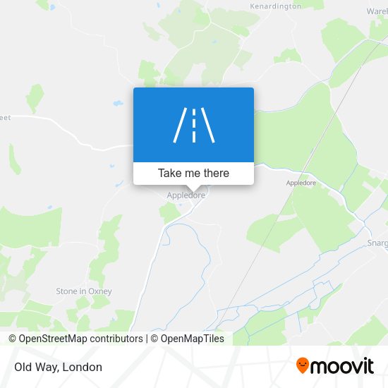 Old Way map