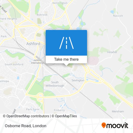 Osborne Road map