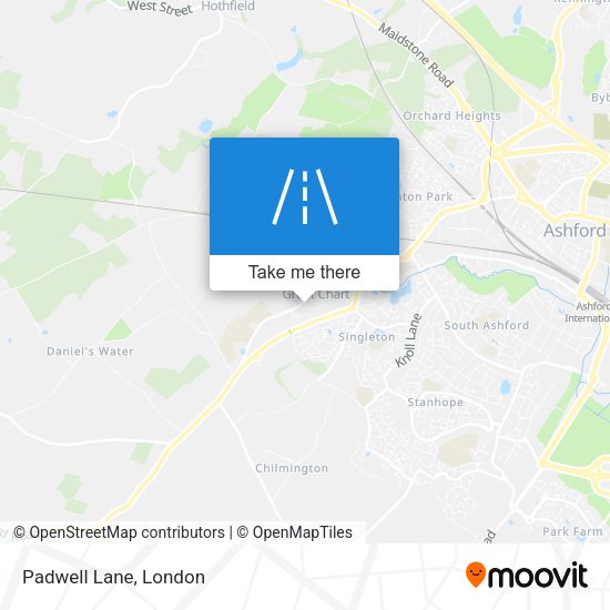 Padwell Lane map