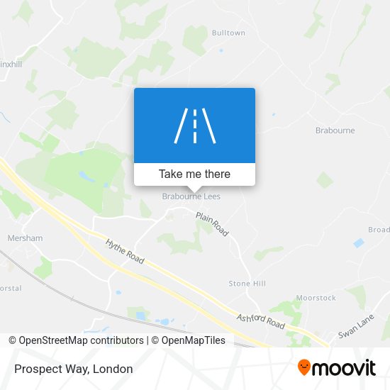 Prospect Way map