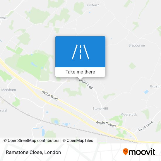 Ramstone Close map