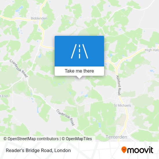 Reader's Bridge Road map
