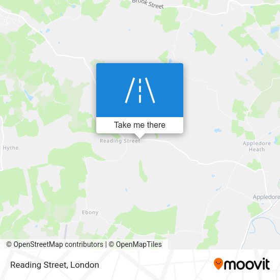 Reading Street map