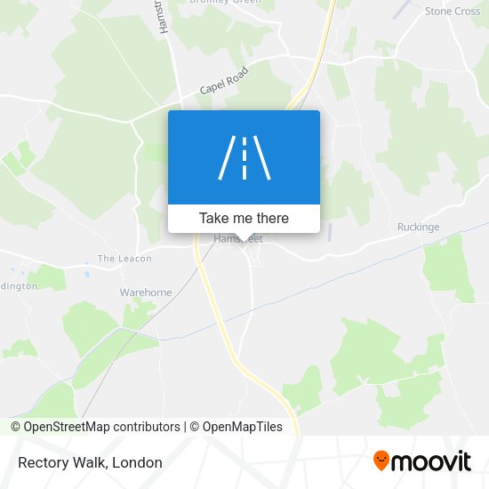 Rectory Walk map