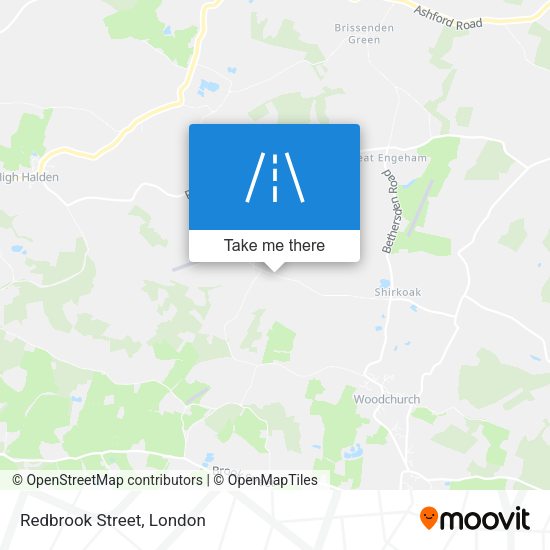 Redbrook Street map