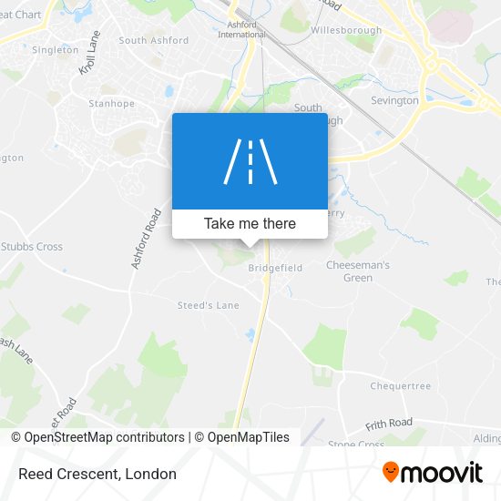 Reed Crescent map