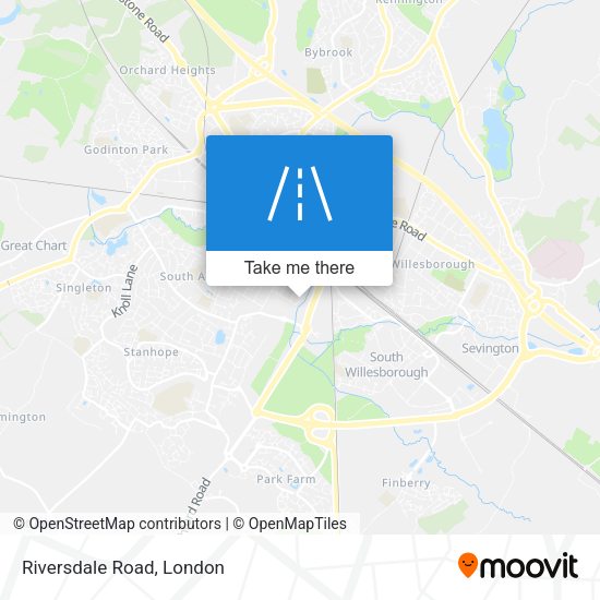 Riversdale Road map