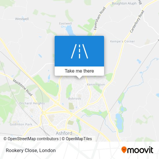 Rookery Close map