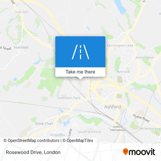 Rosewood Drive map