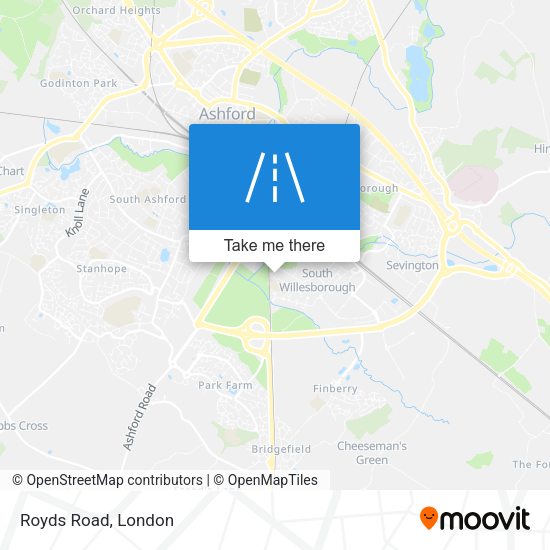 Royds Road map