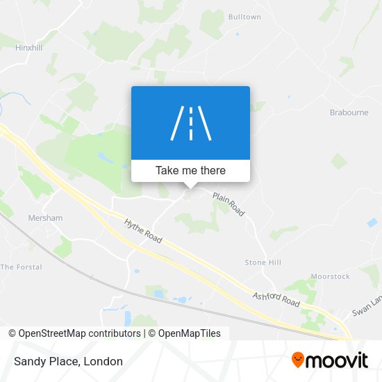 Sandy Place map