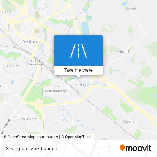 Sevington Lane map