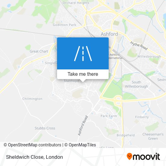 Sheldwich Close map