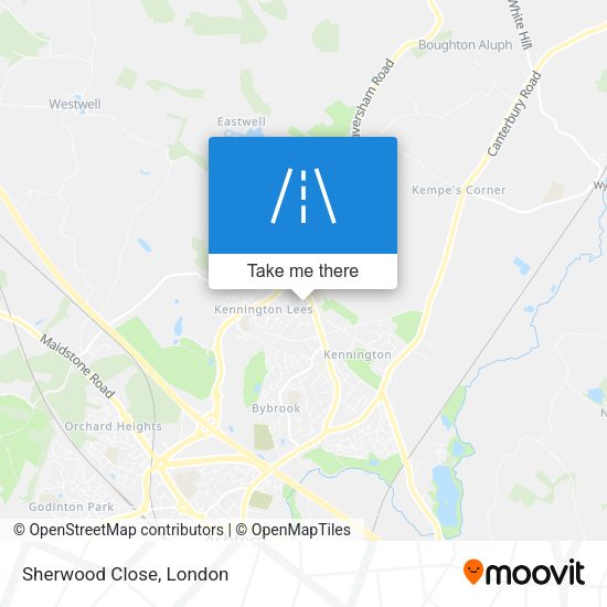Sherwood Close map